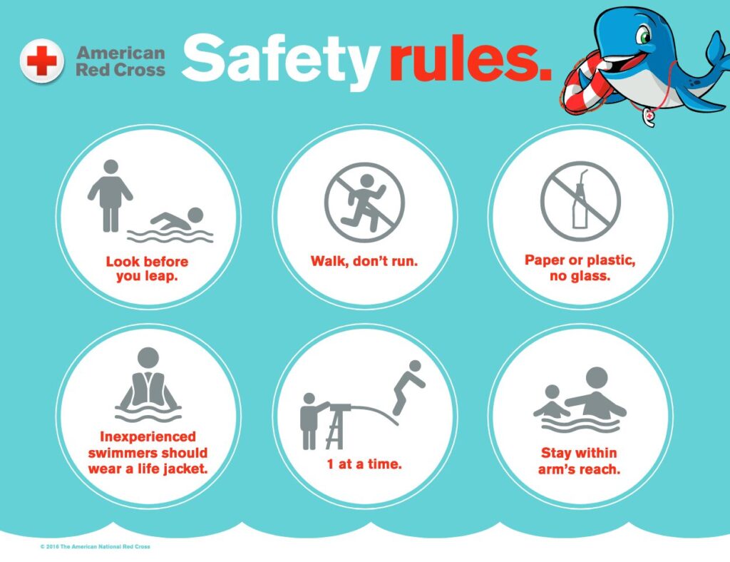 American red cross safety poster